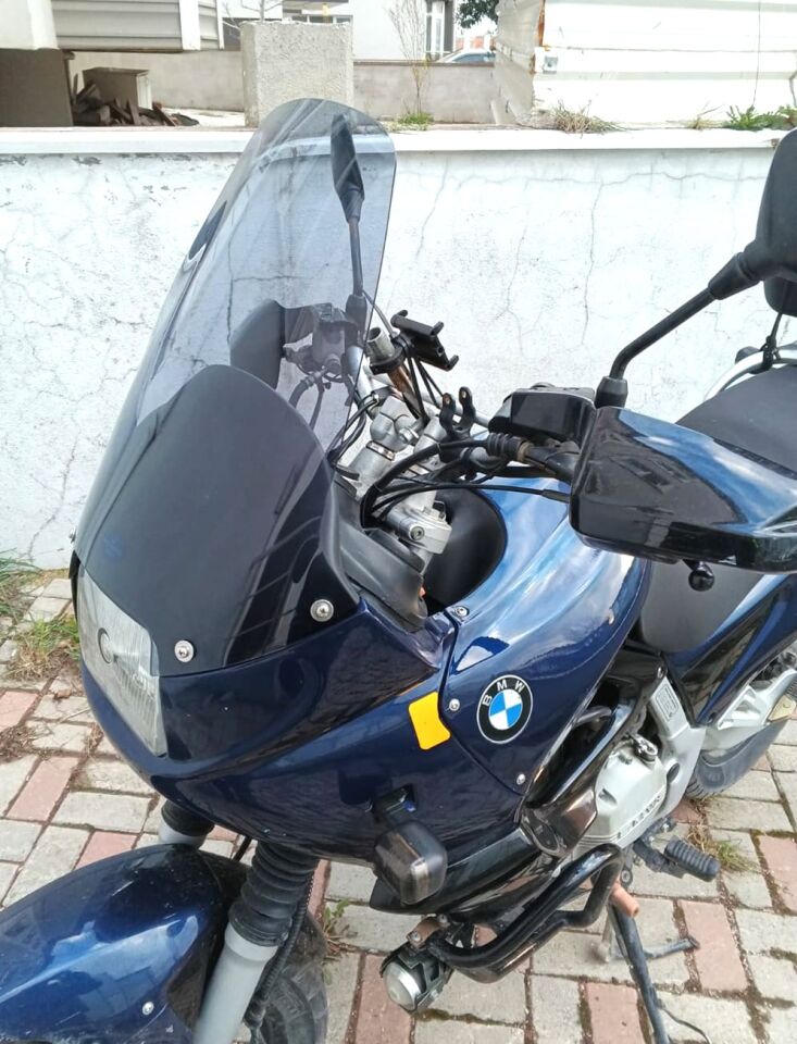 MOTOCAM Bmw F 650 Ön Cam 1993-2000 Model 43cm Füme Renkli 4mm