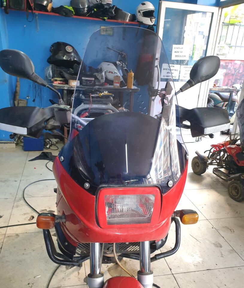 MOTOCAM Bmw F 650 Ön Cam 1993-2000 Model 43cm Füme Renkli 4mm