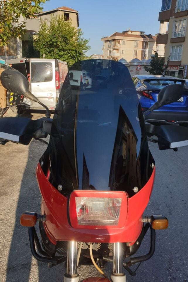 MOTOCAM Bmw F 650 Ön Cam 1993-2000 Model 43cm Siyah Renkli 4mm İADE YOKTUR