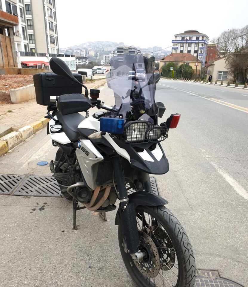 MOTOCAM Bmw F 800 GS Ön Cam 2008-2012 Model 47cm Füme Renkli 4mm