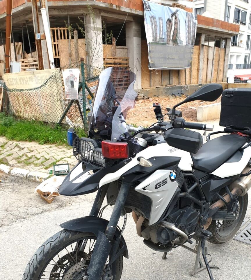 MOTOCAM Bmw F 800 GS Ön Cam 2008-2012 Model 47cm Füme Renkli 4mm