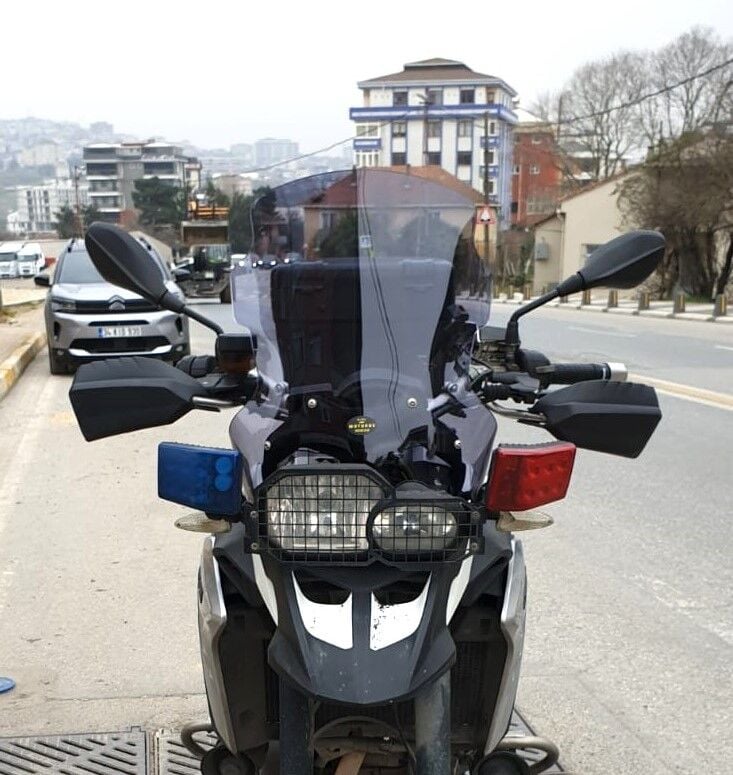 MOTOCAM Bmw F 800 GS Ön Cam 2008-2012 Model 47cm Füme Renkli 4mm