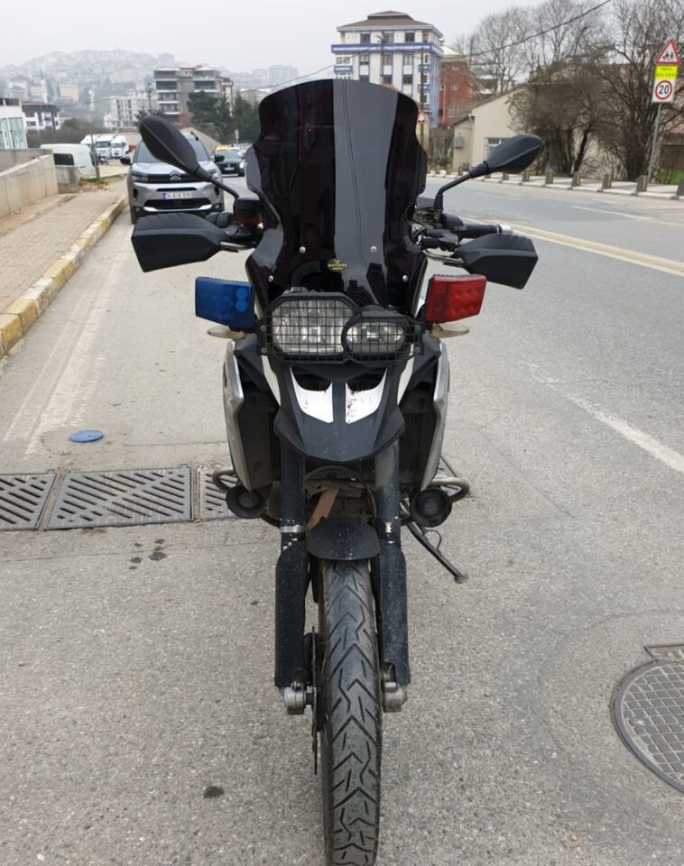 MOTOCAM Bmw F 800 GS Ön Cam 2008-2012 Model 47cm Siyah Renkli 4mm