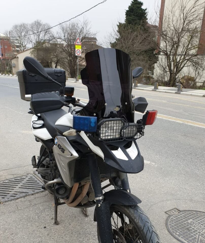 MOTOCAM Bmw F 800 GS Ön Cam 2008-2012 Model 47cm Siyah Renkli 4mm