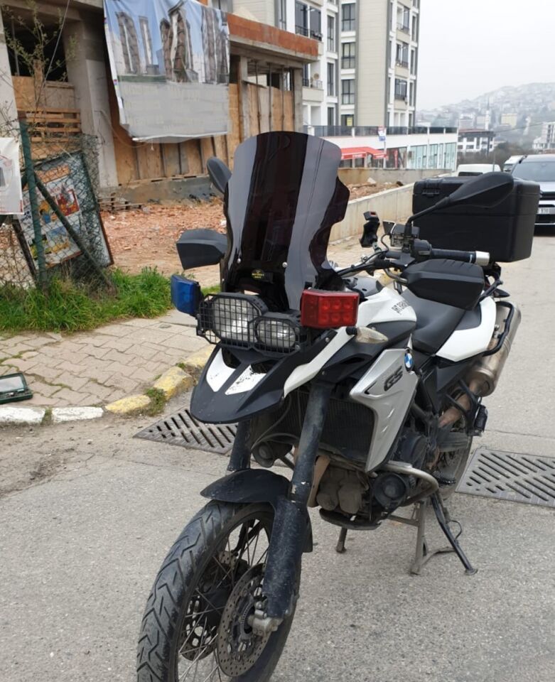 MOTOCAM Bmw F 800 GS Ön Cam 2008-2012 Model 47cm Siyah Renkli 4mm