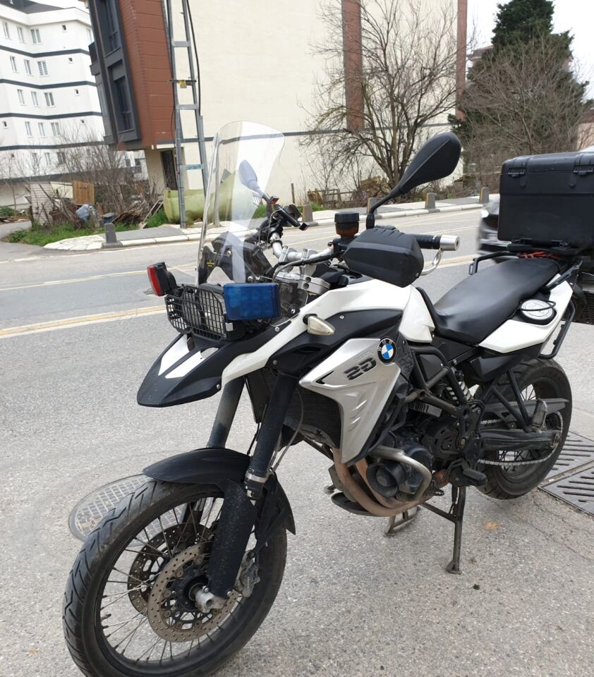 MOTOCAM Bmw F 800 GS Ön Cam 2008-2012 Model 47cm Şeffaf Renkli 4mm