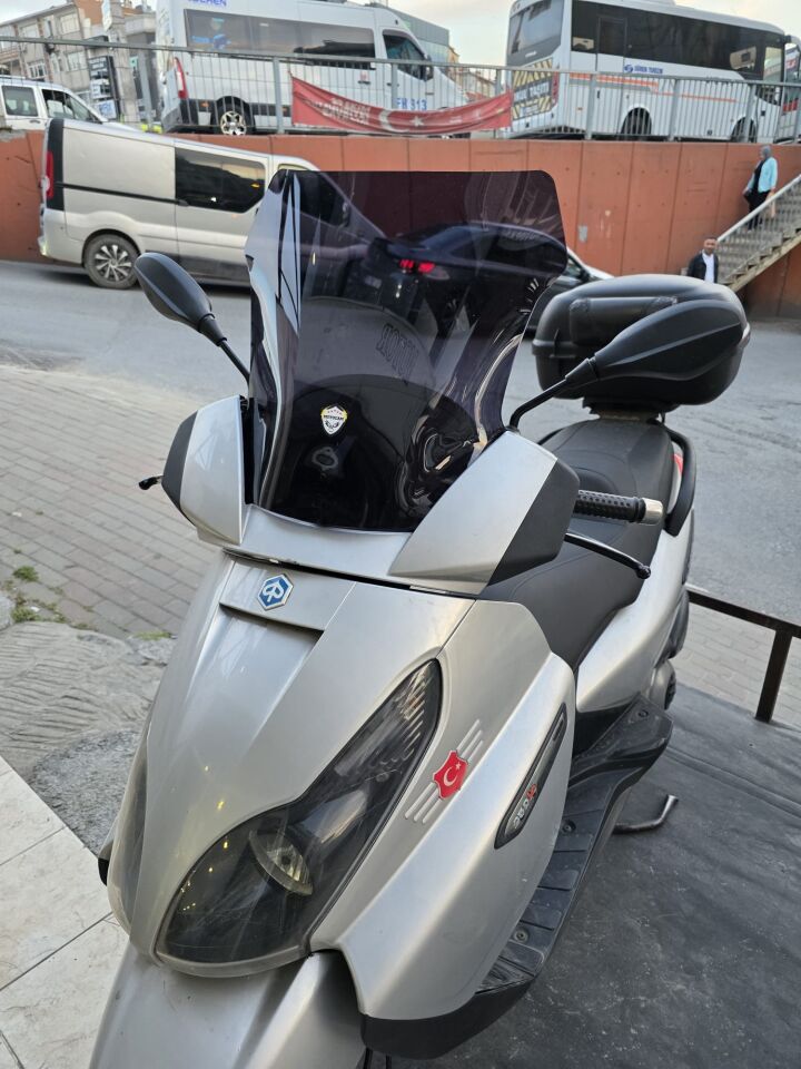 MOTOCAM Piaggio X7 Ön Cam 2007-2012 Model 43cm Siyah Renkli 4mm