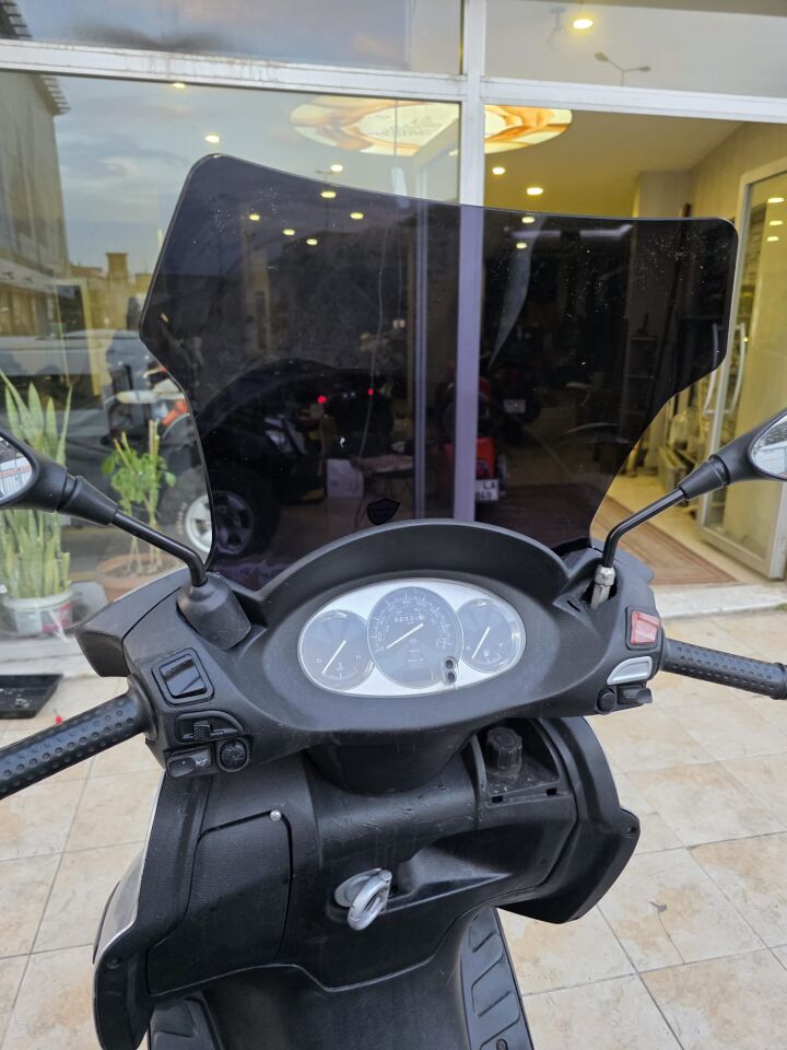 MOTOCAM Piaggio X7 Ön Cam 2007-2012 Model 43cm Siyah Renkli 4mm