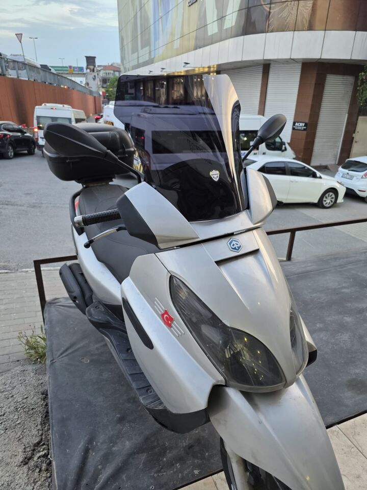 MOTOCAM Piaggio X7 Ön Cam 2007-2012 Model 43cm Siyah Renkli 4mm