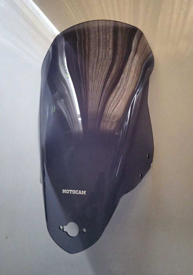 MOTOCAM Kymco Xtown CT 250 Ön Cam 2020-2026 Model 68cm Füme Renkli 4mm ORİJİNAL BOYLU