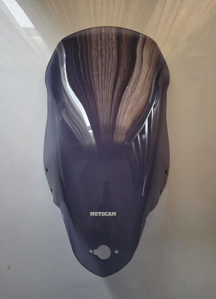 MOTOCAM Kymco Xtown CT 250 Ön Cam 2020-2026 Model 68cm Füme Renkli 4mm ORİJİNAL BOYLU