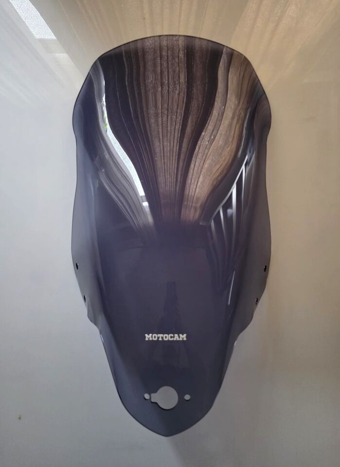 MOTOCAM Kymco Xtown CT 250 Ön Cam 2020-2026 Model 68cm Füme Renkli 4mm ORİJİNAL BOYLU