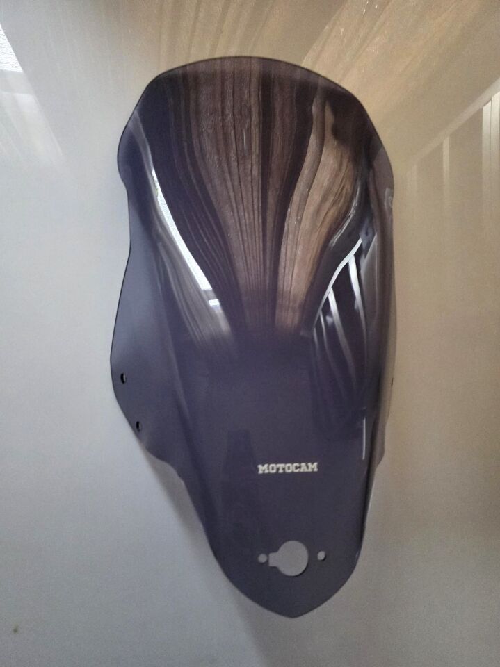 MOTOCAM Kymco Xtown CT 250 Ön Cam 2020-2026 Model 68cm Füme Renkli 4mm ORİJİNAL BOYLU