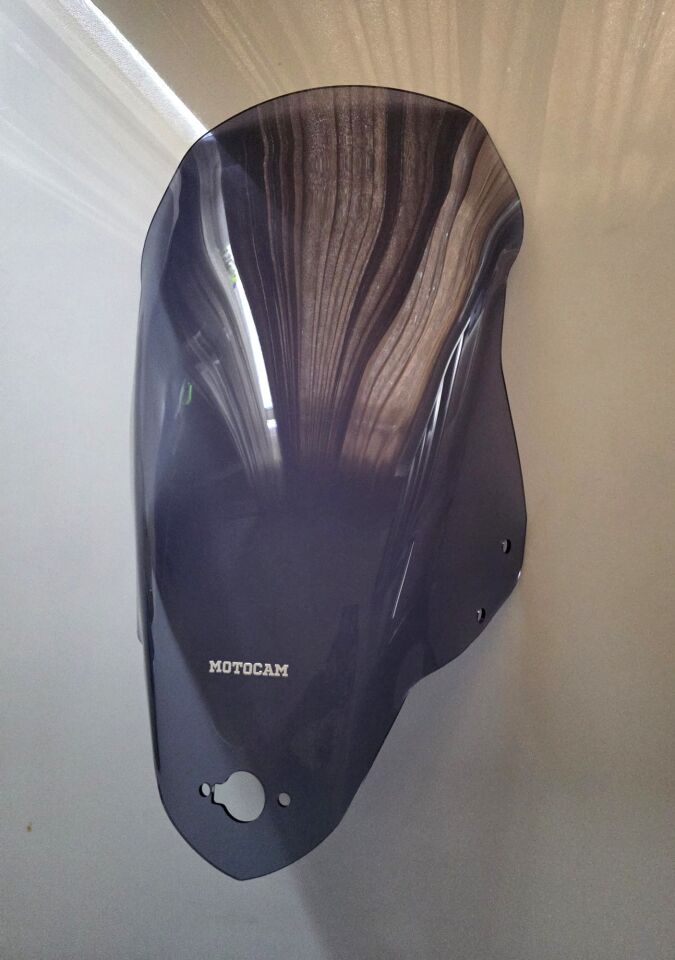 MOTOCAM Kymco Xtown CT 250 Ön Cam 2020-2026 Model 68cm Füme Renkli 4mm ORİJİNAL BOYLU