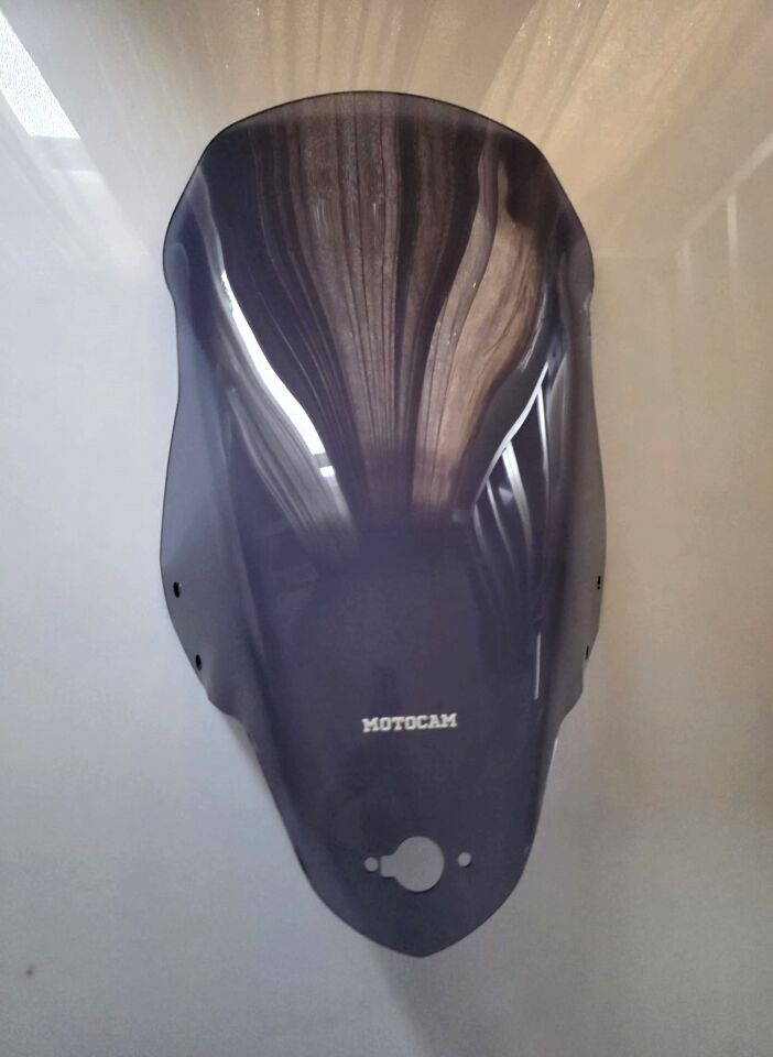 MOTOCAM Kymco Xtown CT 250 Ön Cam 2020-2026 Model 68cm Füme Renkli 4mm ORİJİNAL BOYLU