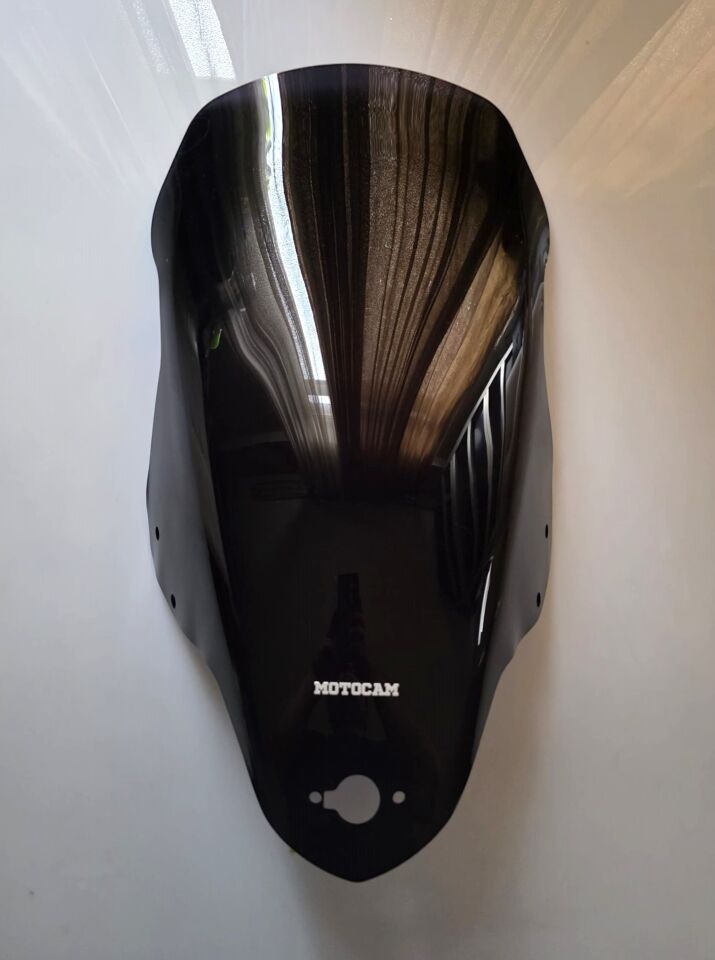 MOTOCAM Kymco Xtown CT 250 Ön Cam 2020-2026 Model 68cm Siyah Renkli 4mm ORİJİNAL BOYLU