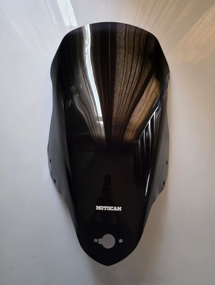 MOTOCAM Kymco Xtown CT 250 Ön Cam 2020-2026 Model 68cm Siyah Renkli 4mm ORİJİNAL BOYLU
