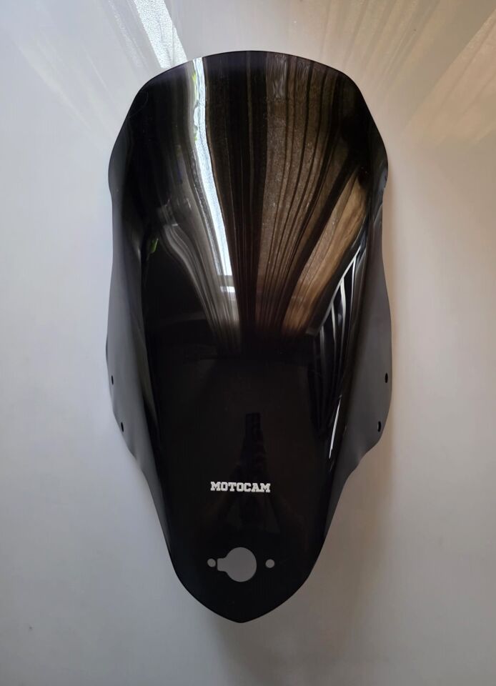 MOTOCAM Kymco Xtown CT 250 Ön Cam 2020-2026 Model 68cm Siyah Renkli 4mm ORİJİNAL BOYLU