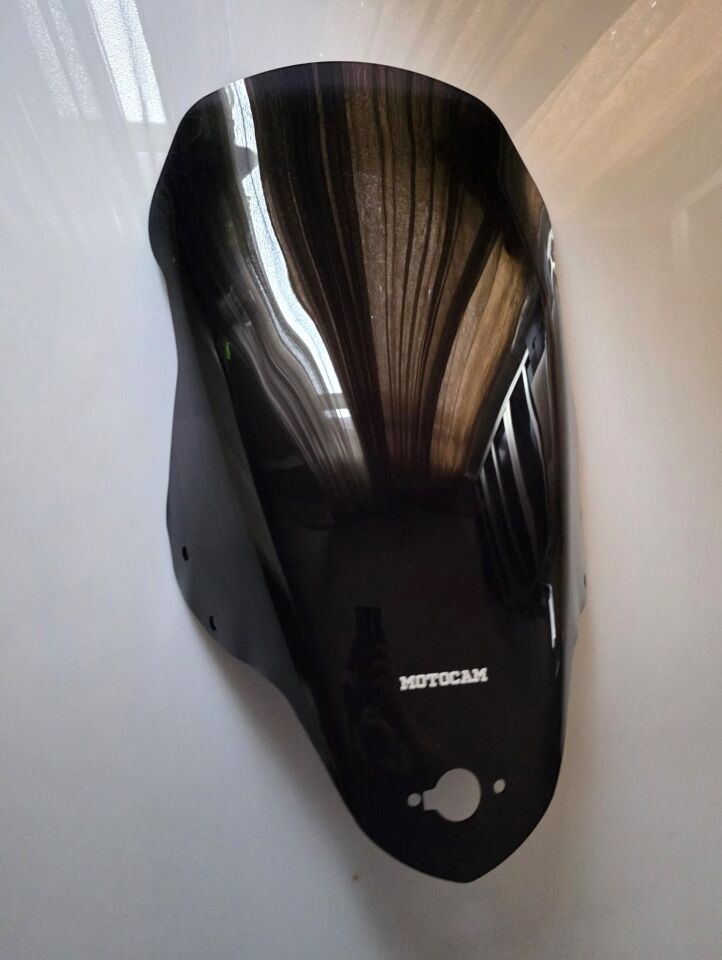 MOTOCAM Kymco Xtown CT 250 Ön Cam 2020-2026 Model 68cm Siyah Renkli 4mm ORİJİNAL BOYLU