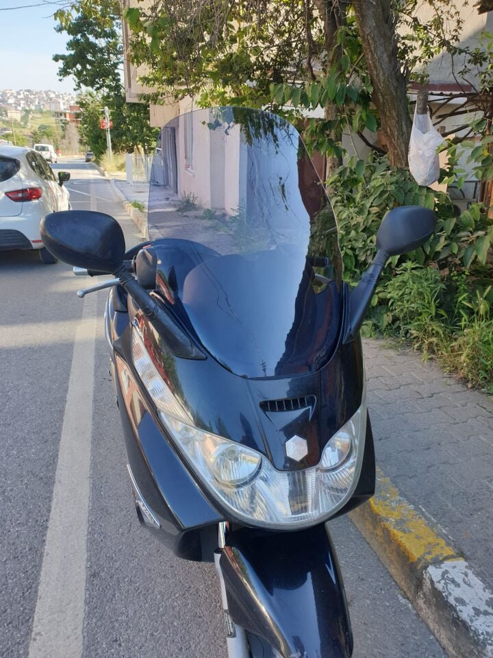 MOTOCAM Piaggio X8 200 Ön Cam 2004-2006 Model 58cm Füme Renkli 4mm