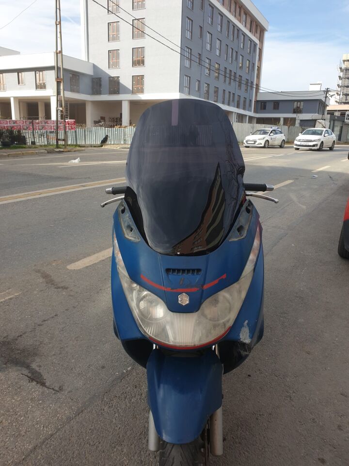 MOTOCAM Piaggio X8 200 Ön Cam 2004-2006 Model 58cm Siyah Renkli 4mm