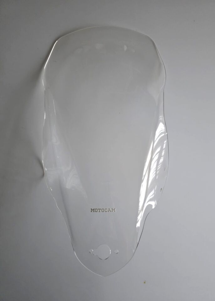 MOTOCAM Kymco Xtown CT 250 Ön Cam 2020-2026 Model 68cm Şeffaf Renkli 4mm ORİJİNAL BOYLU