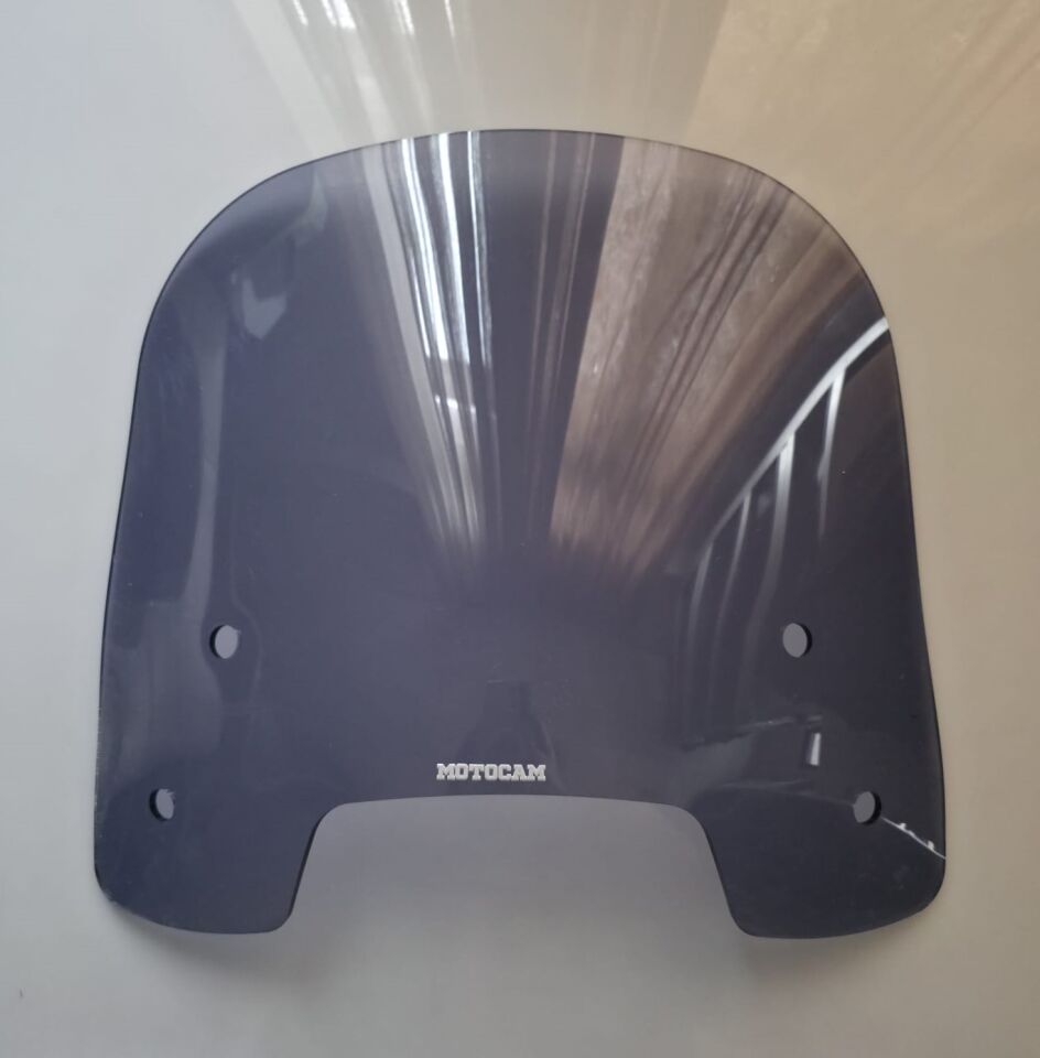 MOTOCAM Apachi Beauty 125 Ön Cam 2024-2026 Model 38cm Füme Renkli 4mm APARATSIZ