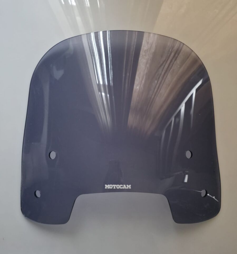 MOTOCAM Apachi Beauty 125 Ön Cam 2024-2026 Model 38cm Füme Renkli 4mm APARATSIZ