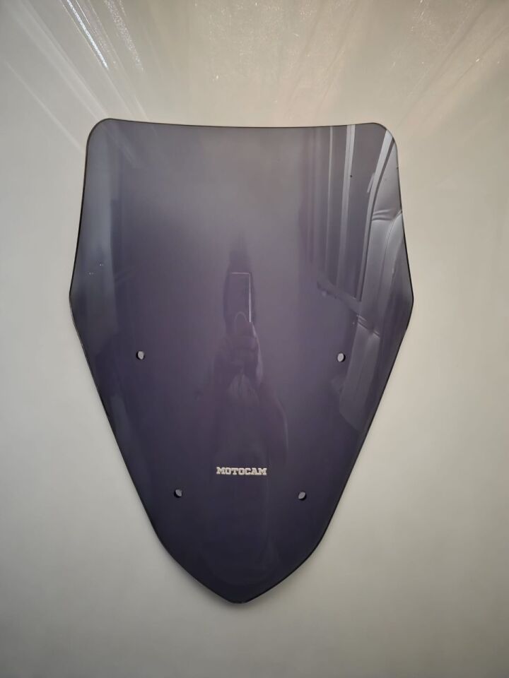 MOTOCAM Mondial Strada 125 Ön Cam 2023-2026 Model 43cm Füme Renkli SPORTİF