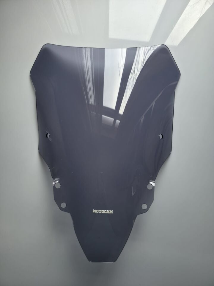 MOTOCAM QJ SRT 800 Ön Cam 2023-2026 Model 55cm Füme Renkli 4mm