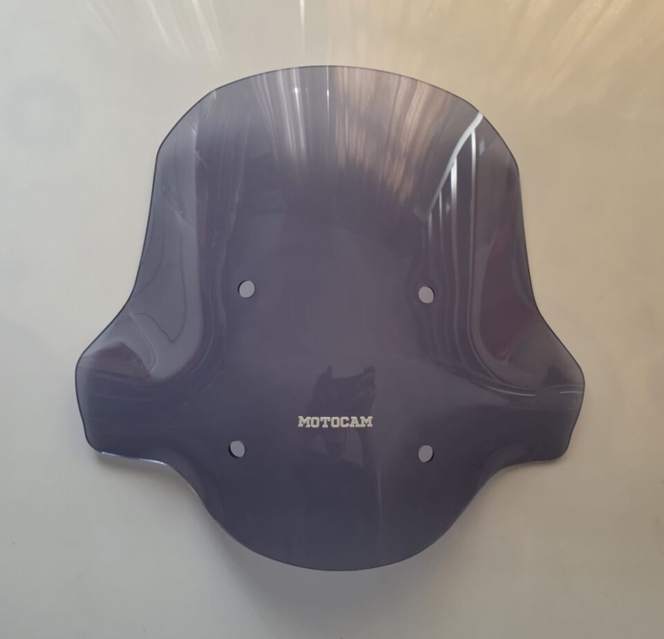 MOTOCAM CSN Comfort Ön Cam 2024-2026 Model 42cm Füme Renkli 4mm SPORTİF