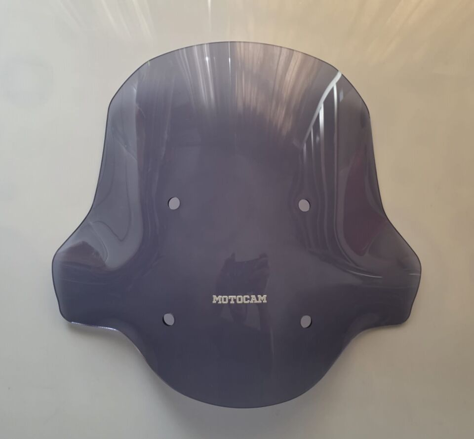 MOTOCAM CSN Comfort Ön Cam 2024-2026 Model 42cm Füme Renkli 4mm SPORTİF