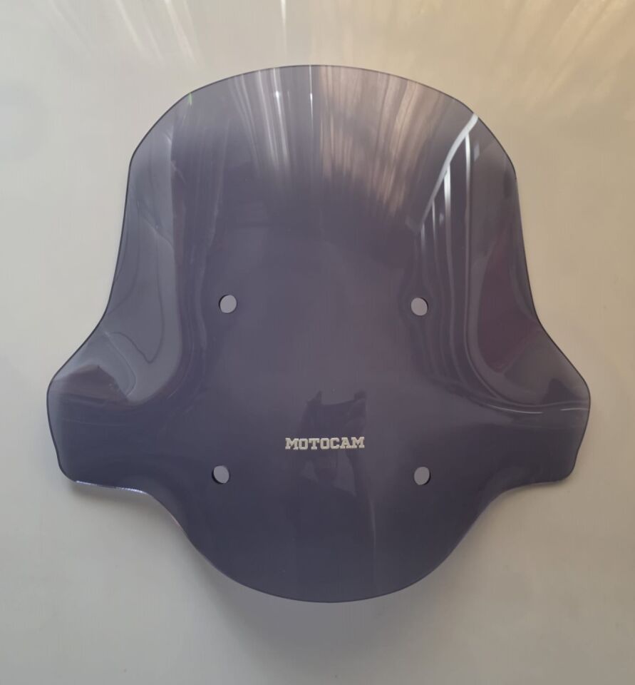 MOTOCAM CSN Comfort Ön Cam 2024-2026 Model 42cm Füme Renkli 4mm SPORTİF