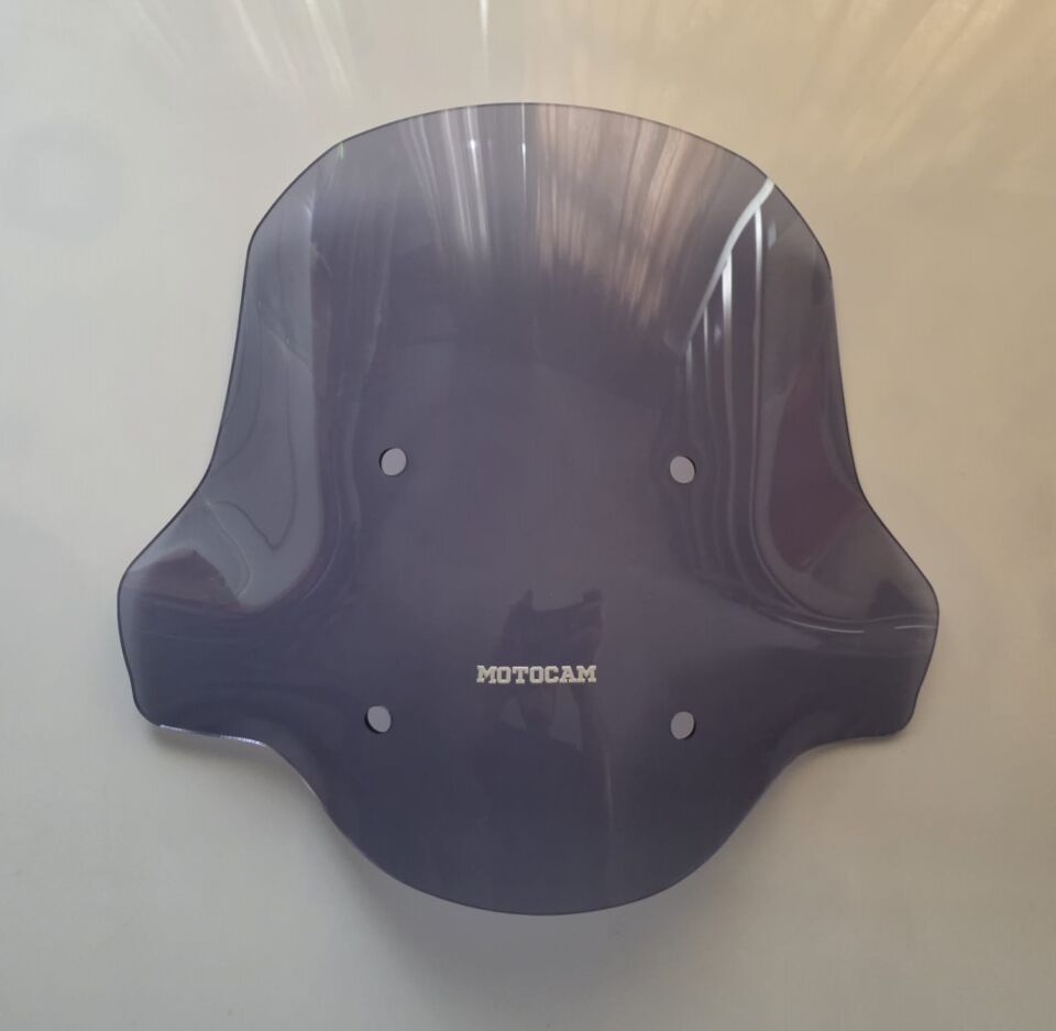 MOTOCAM CSN Comfort Ön Cam 2024-2026 Model 42cm Füme Renkli 4mm SPORTİF