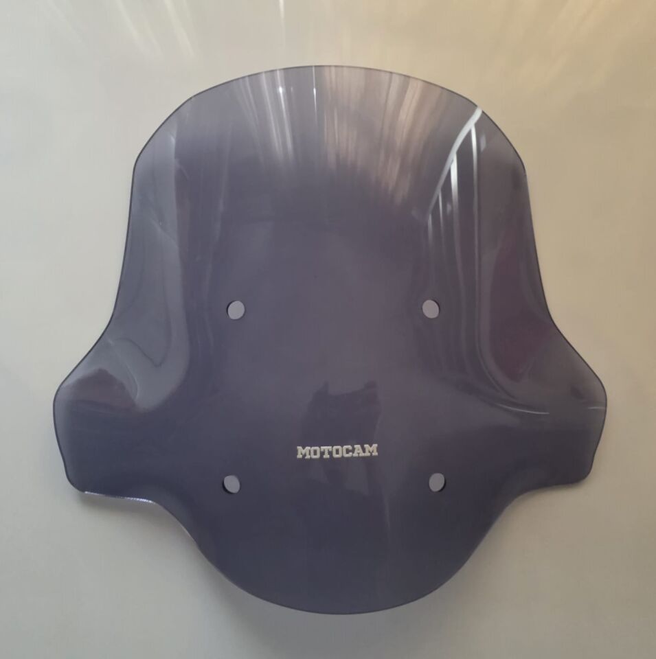 MOTOCAM CSN Comfort Ön Cam 2024-2026 Model 42cm Füme Renkli 4mm SPORTİF