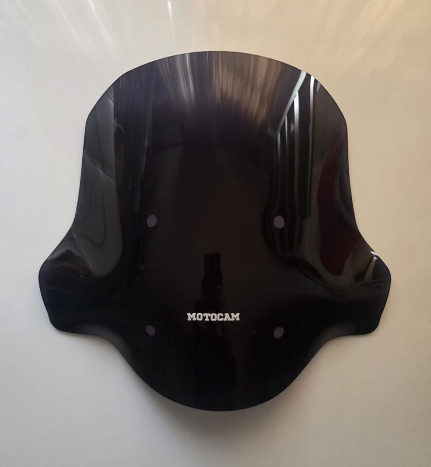 MOTOCAM CSN Comfort Ön Cam 2024-2026 Model 42cm Siyah Renkli 4mm SPORTİF