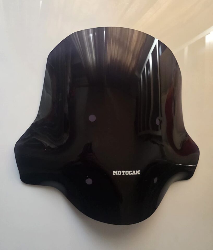 MOTOCAM CSN Comfort Ön Cam 2024-2026 Model 42cm Siyah Renkli 4mm SPORTİF