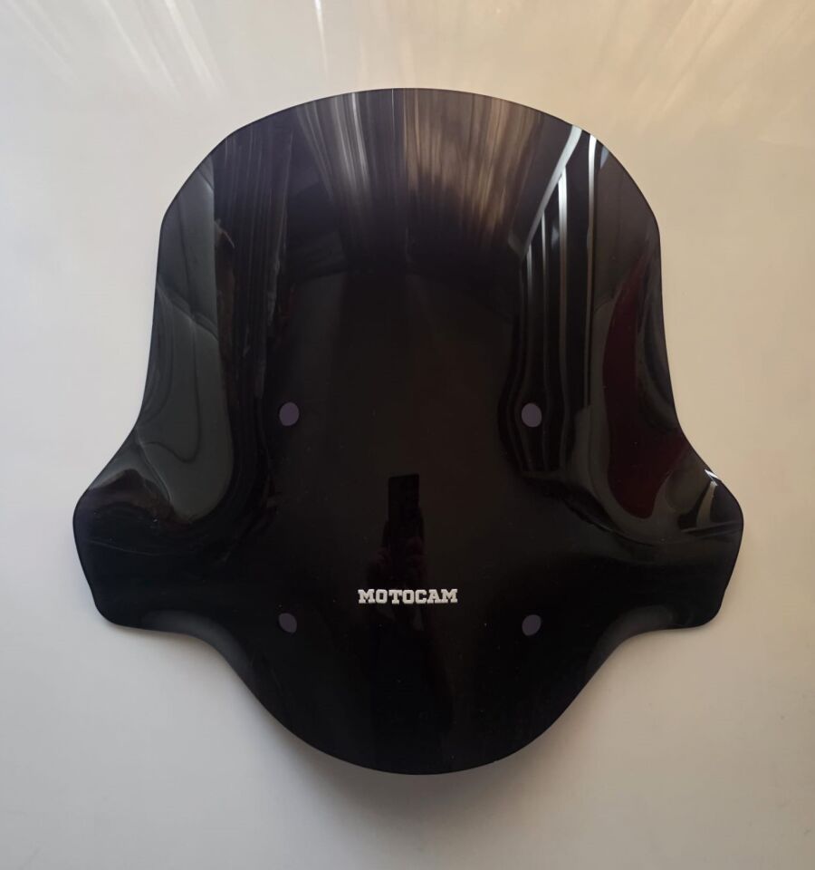 MOTOCAM CSN Comfort Ön Cam 2024-2026 Model 42cm Siyah Renkli 4mm SPORTİF