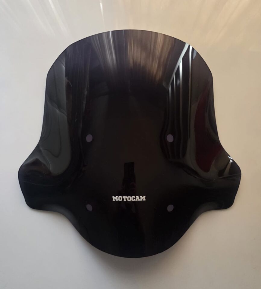 MOTOCAM CSN Comfort Ön Cam 2024-2026 Model 42cm Siyah Renkli 4mm SPORTİF