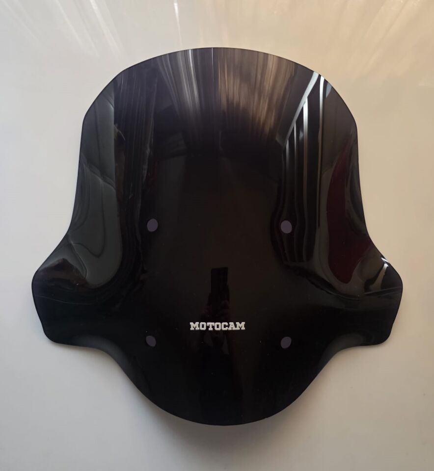 MOTOCAM CSN Comfort Ön Cam 2024-2026 Model 42cm Siyah Renkli 4mm SPORTİF