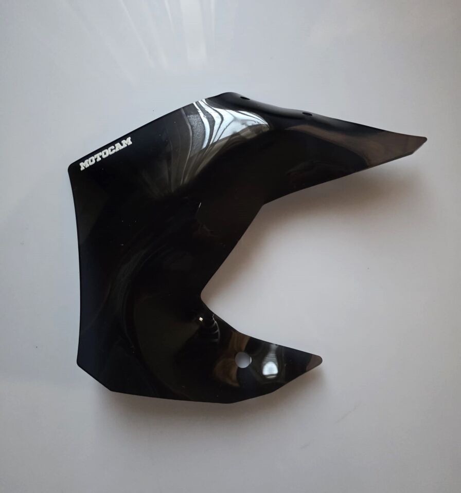 MOTOCAM QJ SRT 800 Yan deflektör Böbreklik Siyah Renkli 4mm