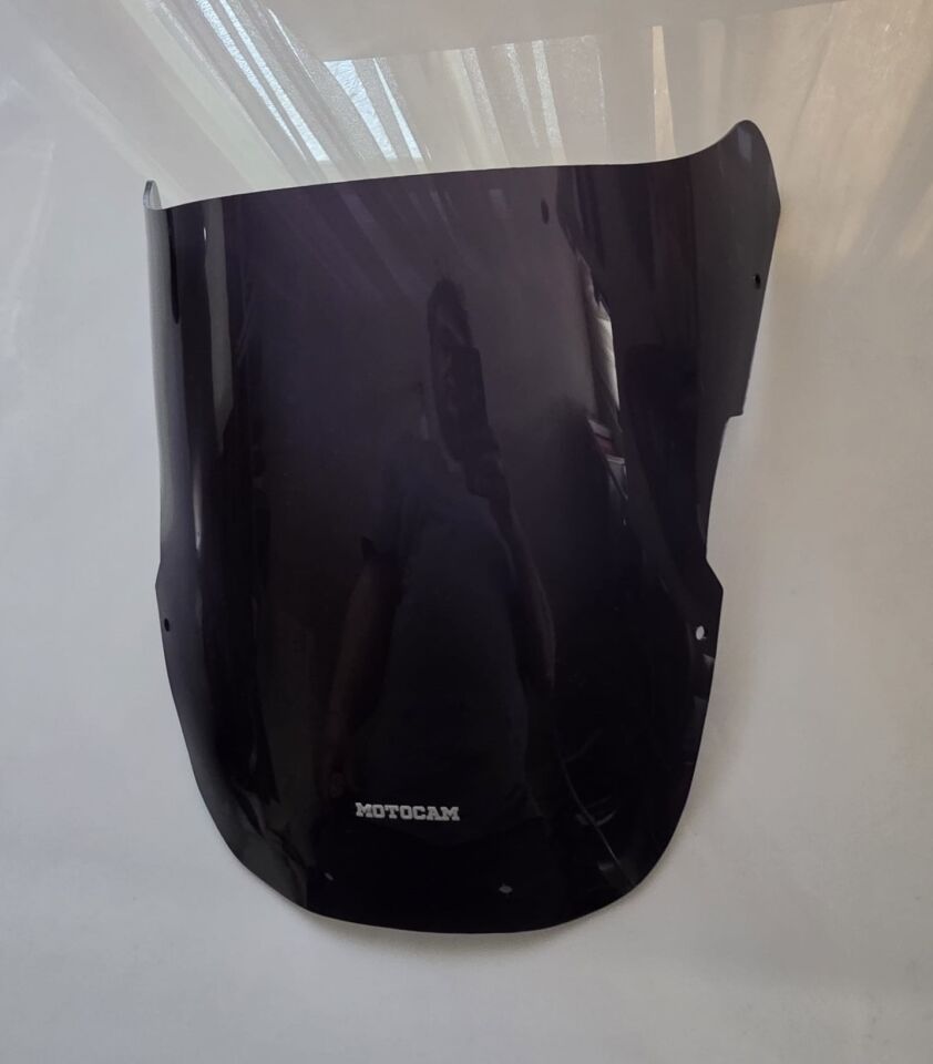 MOTOCAM Yamaha FJ 1200 Ön Cam 1984-1996 Model 45cm Siyah Renkli 4mm