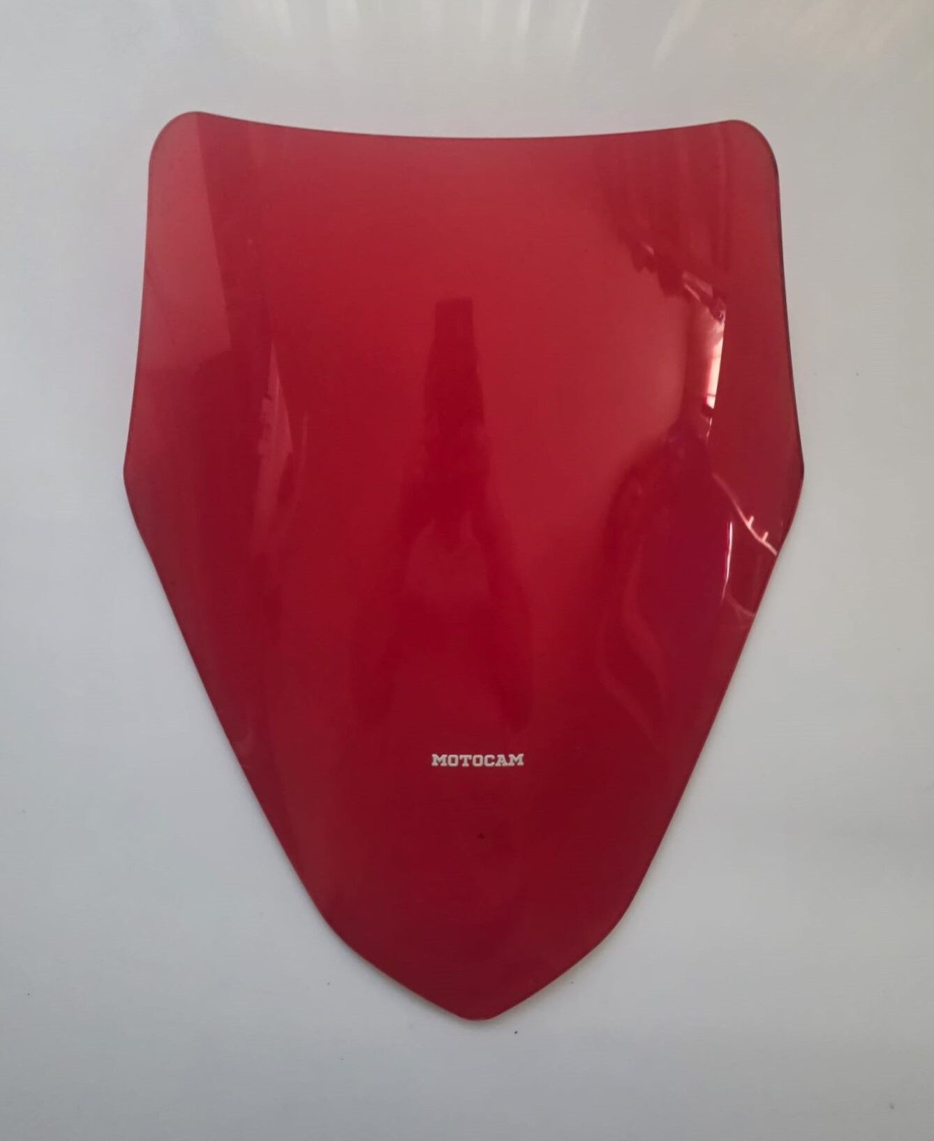 MOTOCAM Altai F1 Max Ön Cam 2021-2026 Model 43cm Kırmızı Renkli 4mm