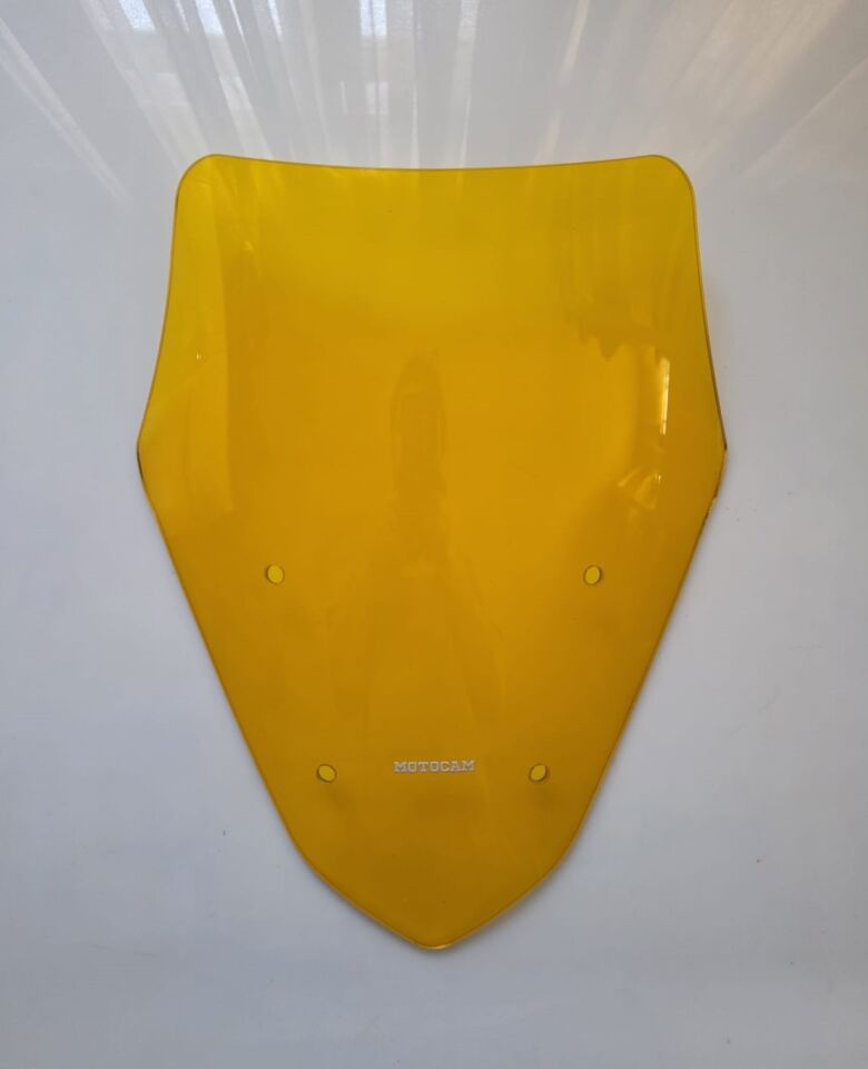 MOTOCAM Altai F1 Max Ön Cam 2021-2026 Model 43cm Sarı Renkli 4mm