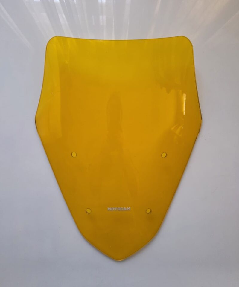 MOTOCAM Altai F1 Max Ön Cam 2021-2026 Model 43cm Sarı Renkli 4mm