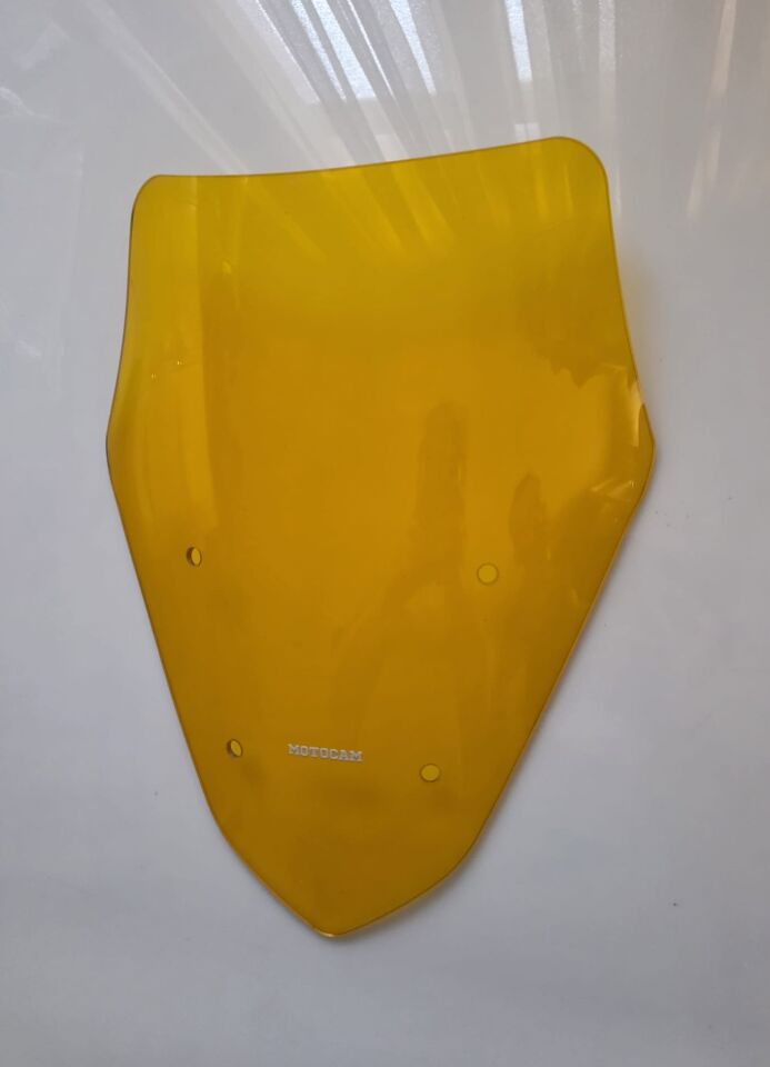 MOTOCAM Altai F1 Max Ön Cam 2021-2026 Model 43cm Sarı Renkli 4mm