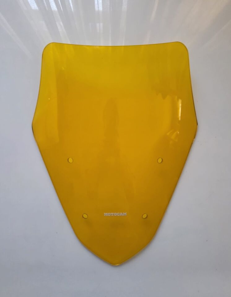 MOTOCAM Altai F1 Max Ön Cam 2021-2026 Model 43cm Sarı Renkli 4mm