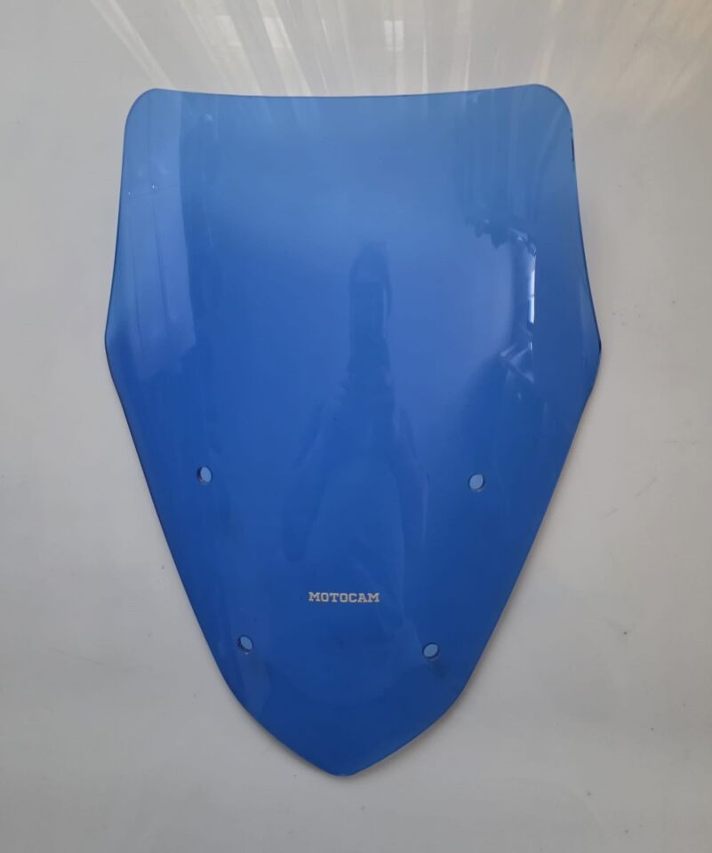 MOTOCAM Altai F1 Max Ön Cam 2021-2026 Model 43cm Mavi Renkli 4mm