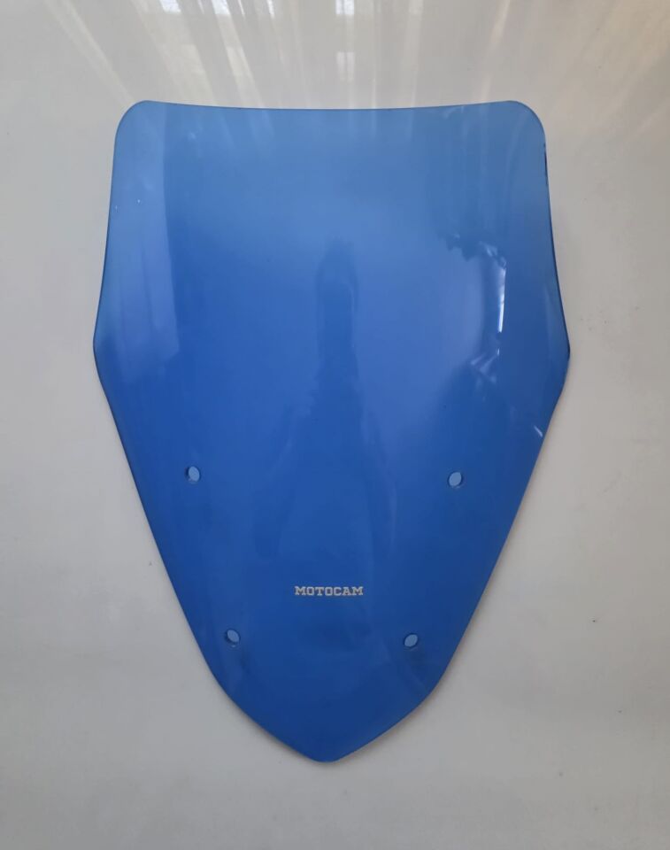 MOTOCAM Altai F1 Max Ön Cam 2021-2026 Model 43cm Mavi Renkli 4mm