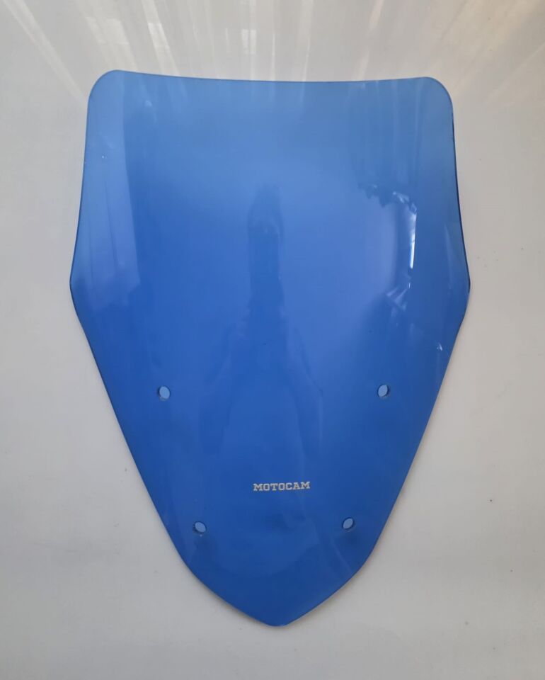 MOTOCAM Altai F1 Max Ön Cam 2021-2026 Model 43cm Mavi Renkli 4mm